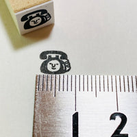 [RiraRira Hanko] Telephone mini rubber stamp