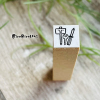 [RiraRira Hanko] Tools mini rubber stamp