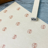[RiraRira Hanko] Hamburger mini rubber stamp