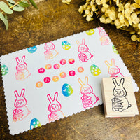 [RiraRira Hanko] Uncle Iwai Easter Bunny rubber stamp