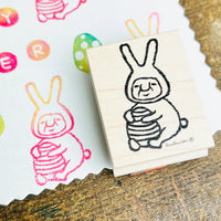 [RiraRira Hanko] Uncle Iwai Easter Bunny rubber stamp