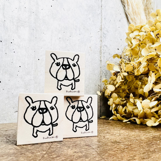 [RiraRira Hanko] Please Doggy rubber stamp