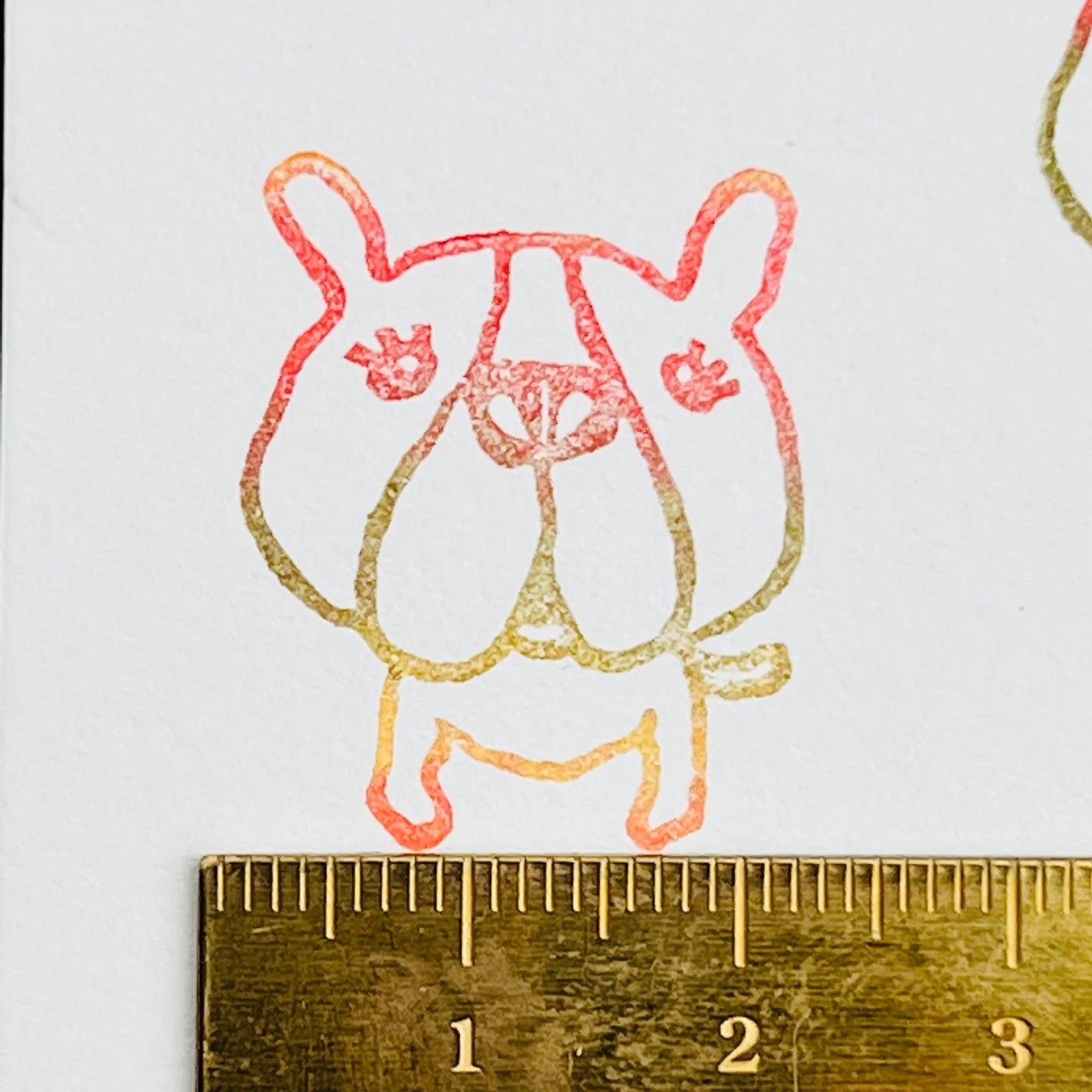 [RiraRira Hanko] Please Doggy rubber stamp