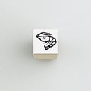 [RiraRira Hanko] Shrimp mini rubber stamp