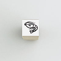[RiraRira Hanko] Shrimp mini rubber stamp