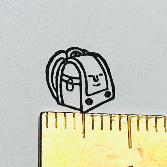 [RiraRira Hanko] Japanese Randoseru Backpack mini rubber stamp