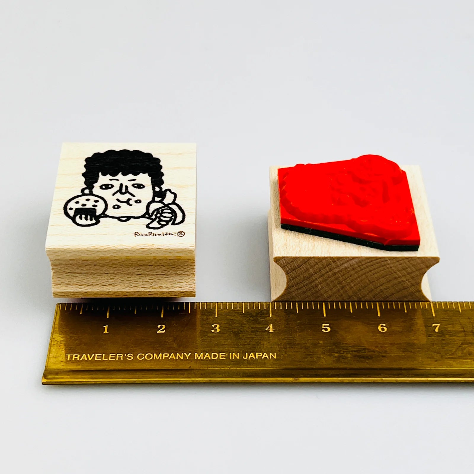 [RiraRira Hanko] Osaka Auntie Seki Munching rubber stamp (restock late Dec)
