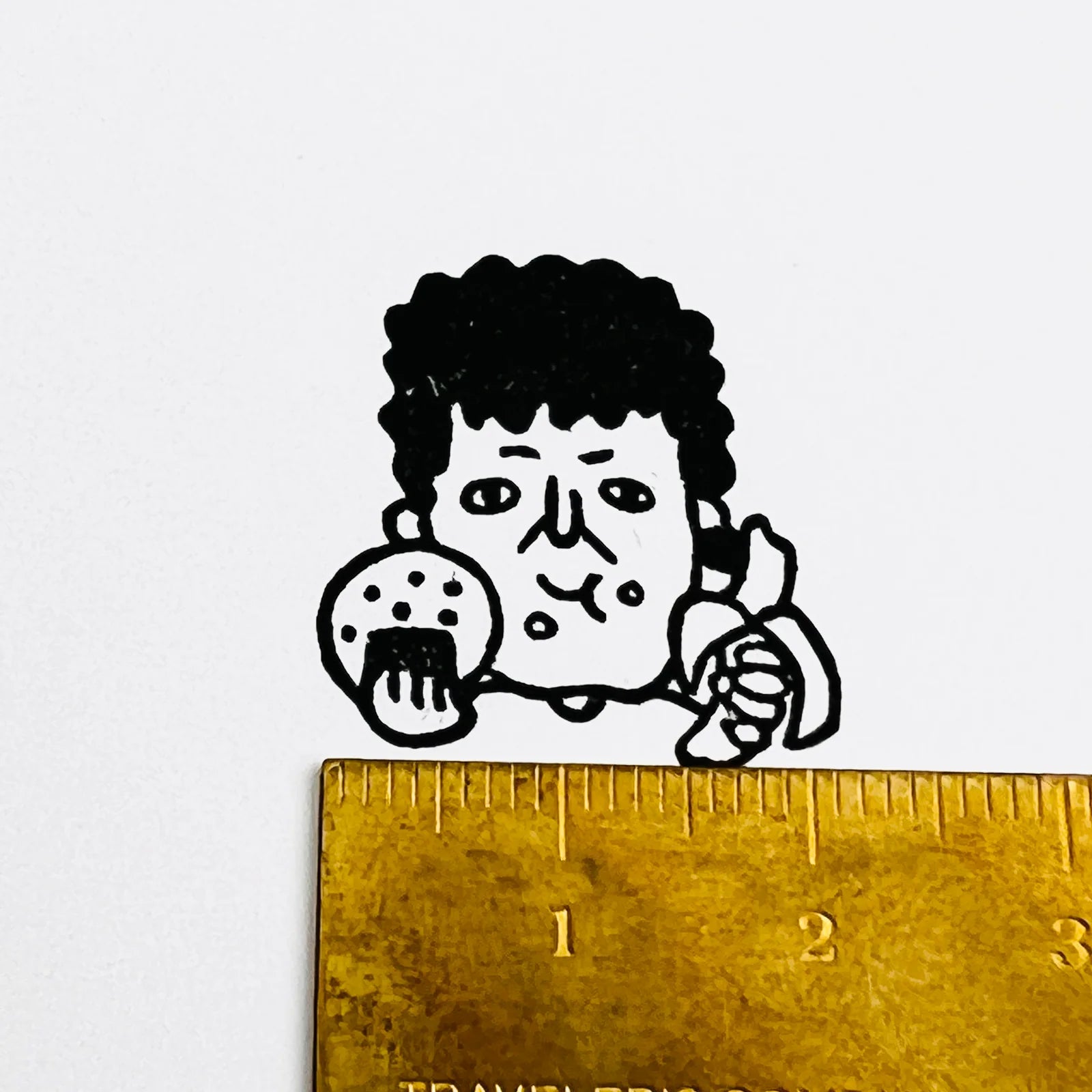 [RiraRira Hanko] Osaka Auntie Seki Munching rubber stamp (restock late Dec)