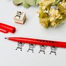 [RiraRira Hanko] Mamoru-kun Lifting rubber stamp