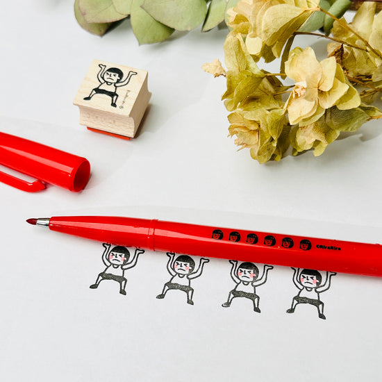 [RiraRira Hanko] Mamoru-kun Lifting rubber stamp
