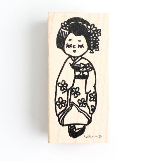 [RiraRira Hanko] Maiko chan rubber stamp