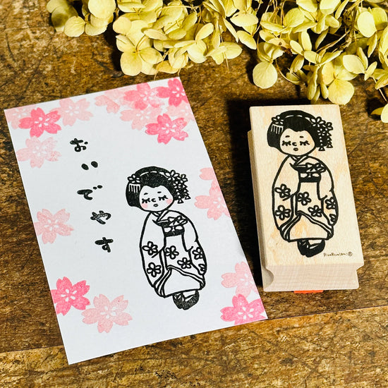 [RiraRira Hanko] Maiko chan rubber stamp