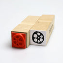 [RiraRira Hanko] Lotus Root mini rubber stamp