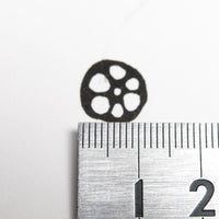 [RiraRira Hanko] Lotus Root mini rubber stamp