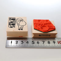 [RiraRira Hanko] Gashapon Santa rubber stamp