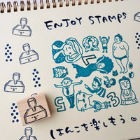 [RiraRira Hanko] Mr. Stamp rubber stamp