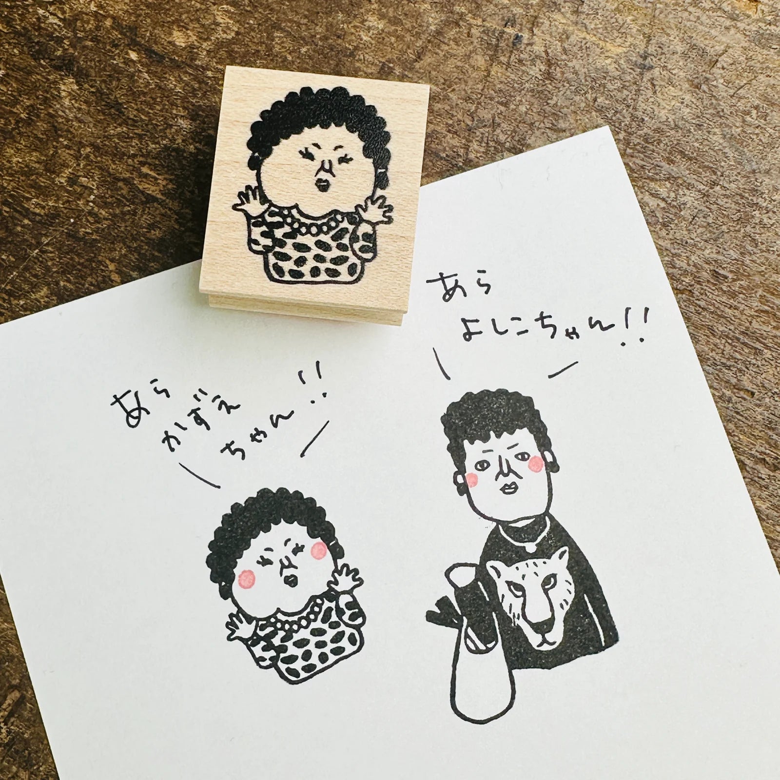 [RiraRira Hanko] Osaka Yoshiko-chan rubber stamp