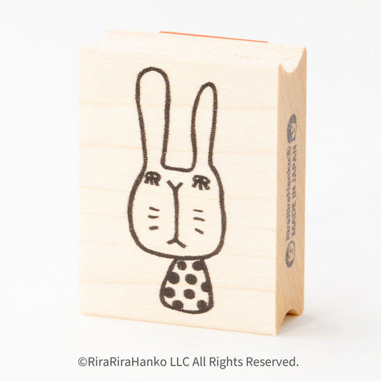 [RiraRira Hanko] Rabbit U-Taro rubber stamp