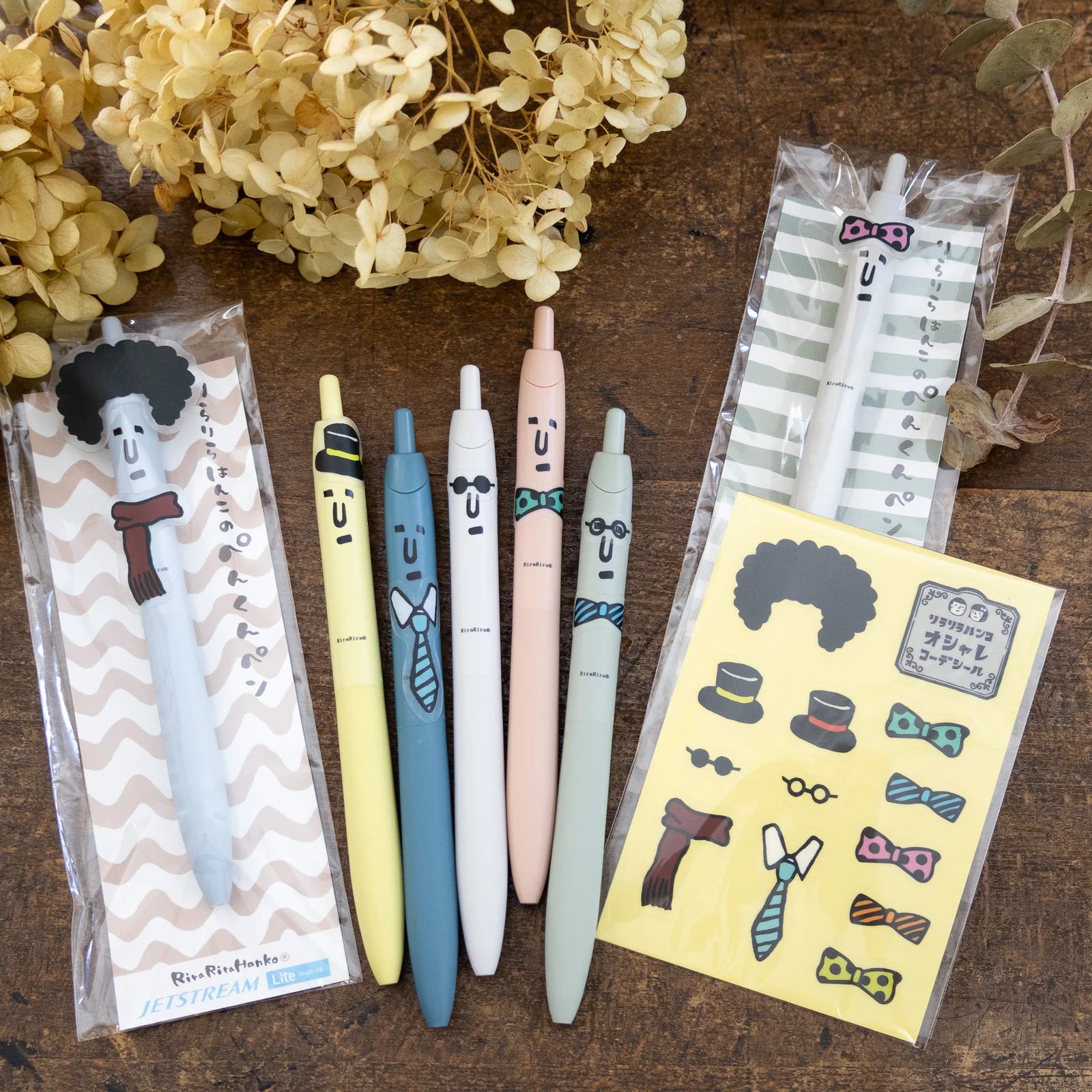 [RiraRira Hanko] Pen-Kun Dress-Up sticker sheet