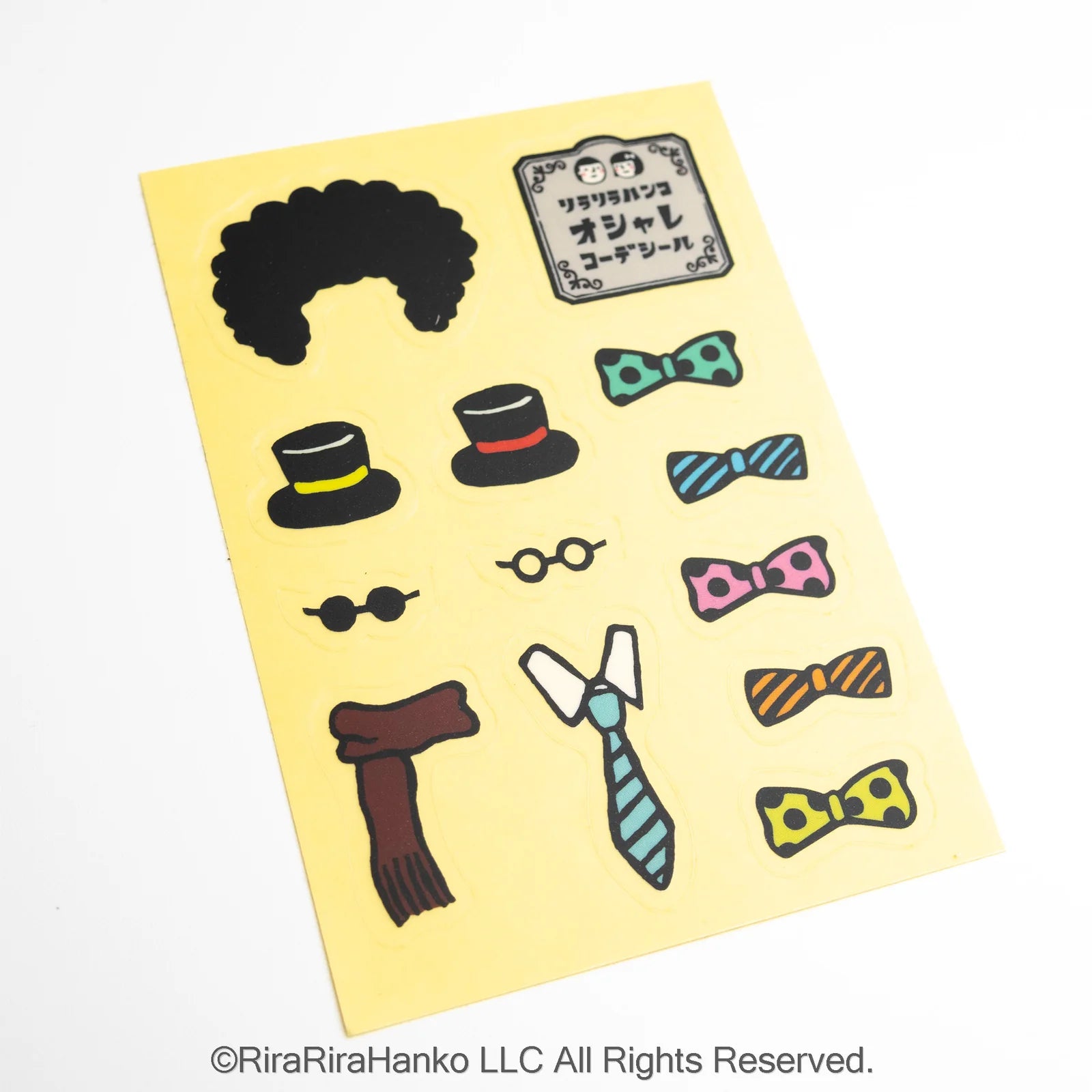 [RiraRira Hanko] Pen-Kun Dress-Up sticker sheet