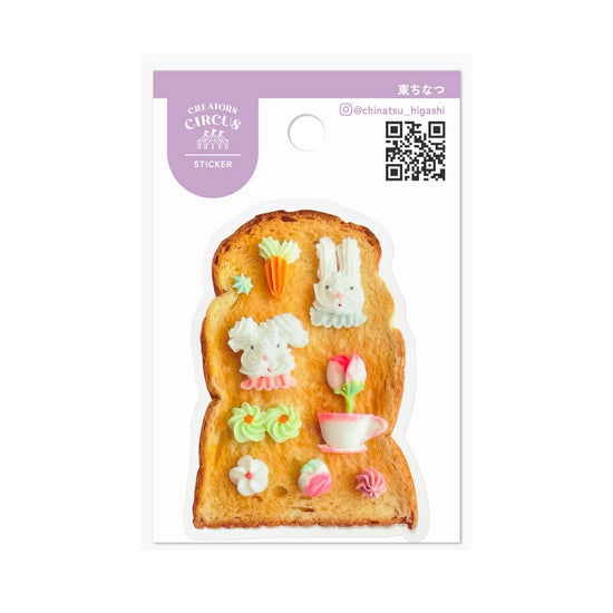 [Chinatsu Higashi] Creators Circus collab x Bunny Toast sticker decal