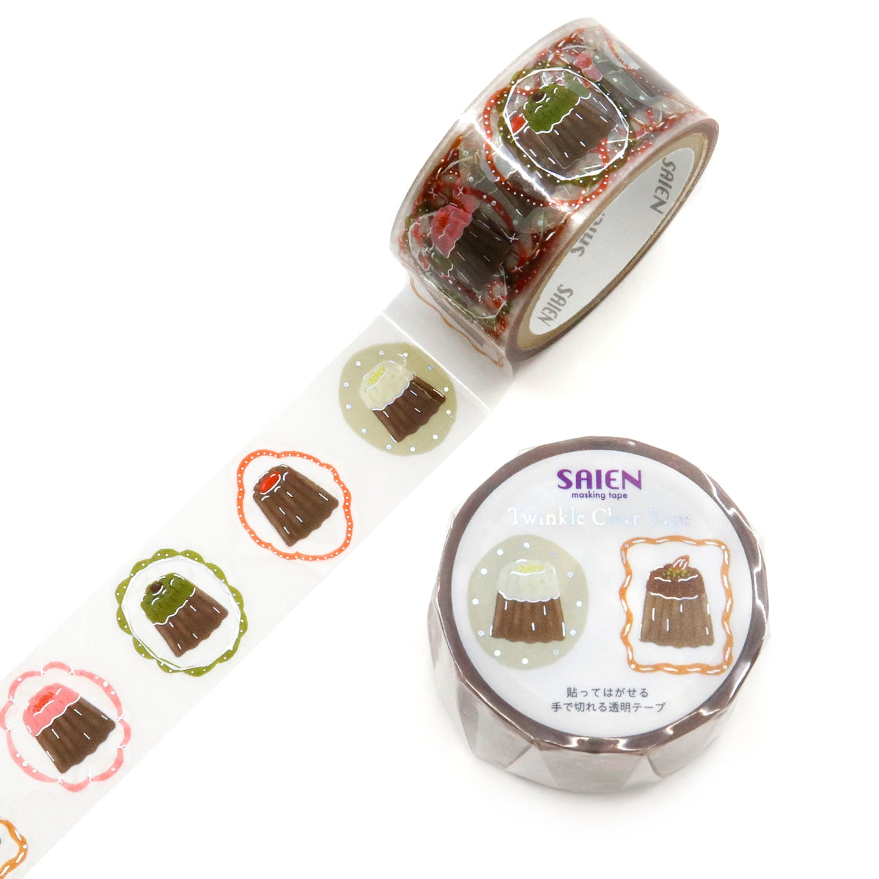 [SAIEN] Chocolate Sweets • Twinkle series Clear Tape