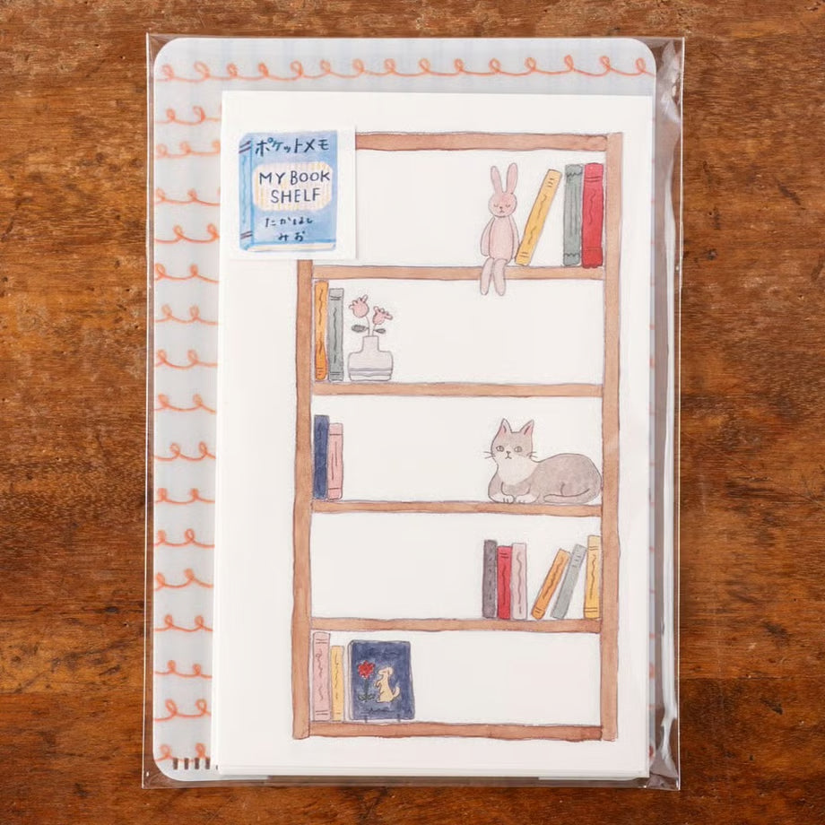 [Tegamisha] Mio Takahashi ·My Bookshelf Pocket Memo Pad