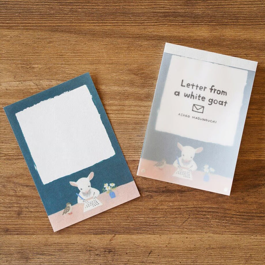 [Tegamisha] Asako Masunouchi · Letter from a White Goat Memo Pad