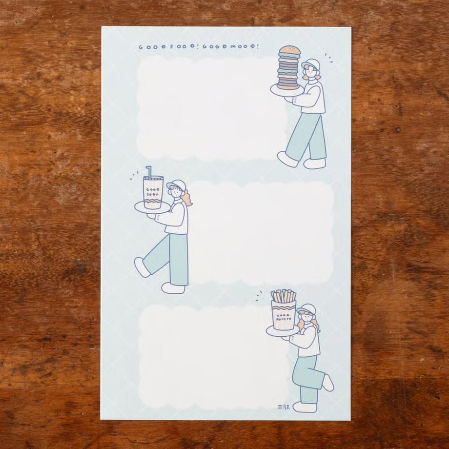 [Tegamisha] Miho Miyauchi · Delivery Girls Pocket Memo Pad
