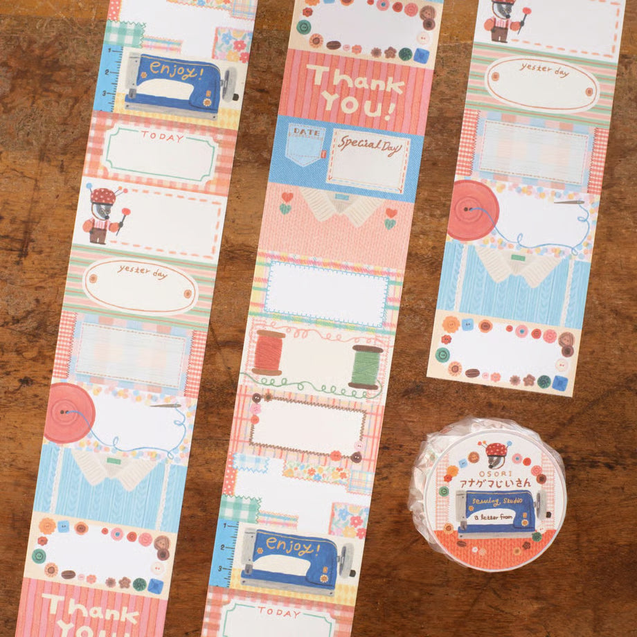 [Tegamisha] Osori · Grandpa Badger Sewing Studio Jumbo Sticky Note Roll