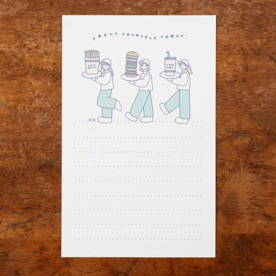 [Tegamisha] Miho Miyauchi · Delivery Girls Pocket Memo Pad