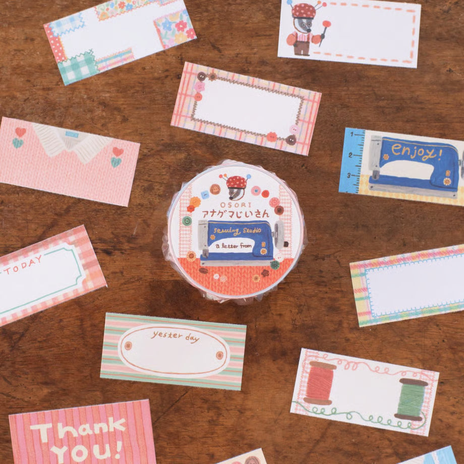 [Tegamisha] Osori · Grandpa Badger Sewing Studio Jumbo Sticky Note Roll
