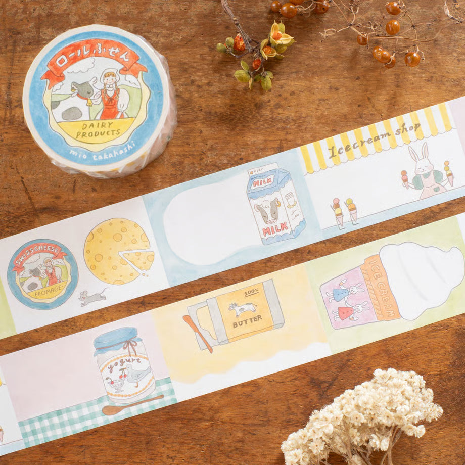 [Tegamisha] Mio Takahashi · Dairy Products Jumbo Sticky Note Roll