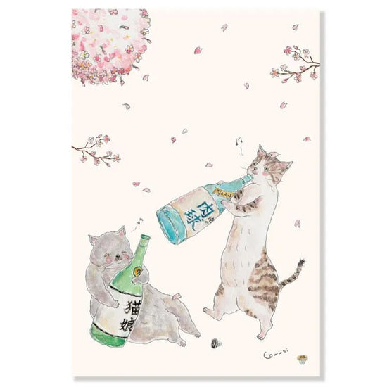 [TOCORO COMUGI] Tipsy Hanami Celebration postcard