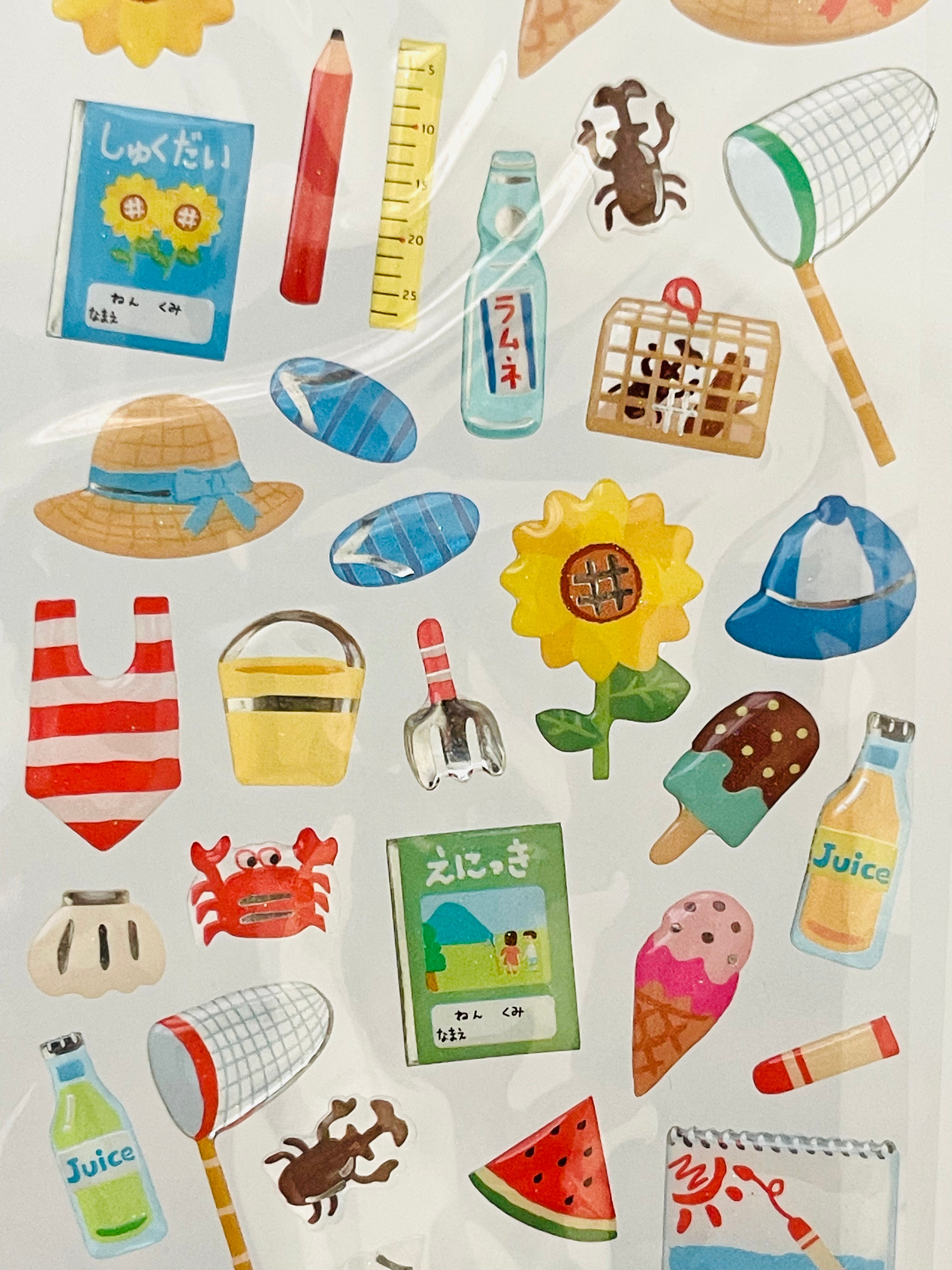 [Active] Summer Drop Seal: School's Out! sticker sheet