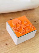 [Mushroom Cat] Watering Love rubber stamp
