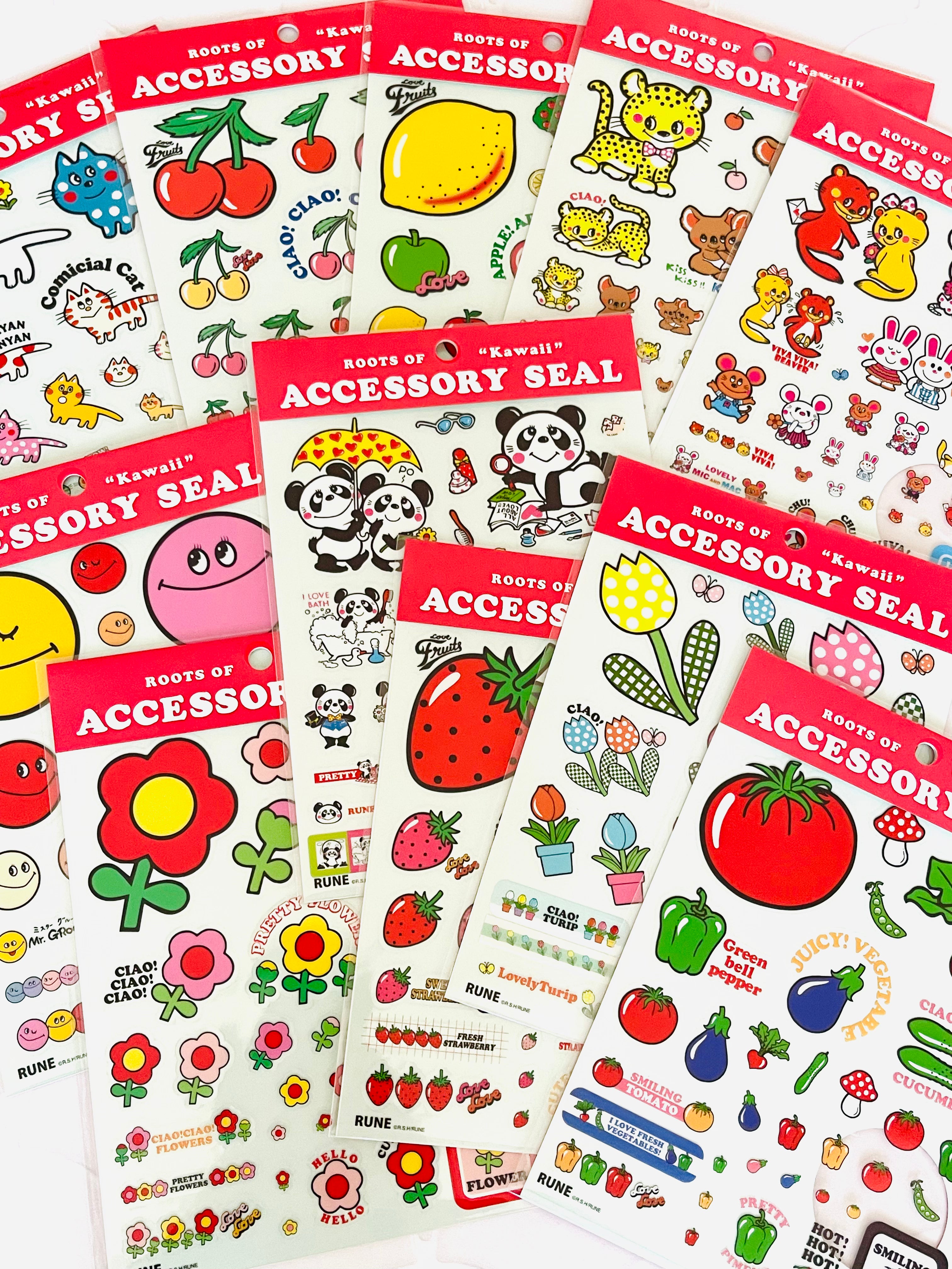 [Rune Naito] Roots of Kawaii Series 1 sticker sheet