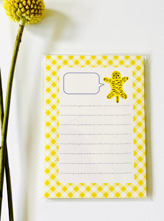 [Panda factory] Tiger Prints mini letter set