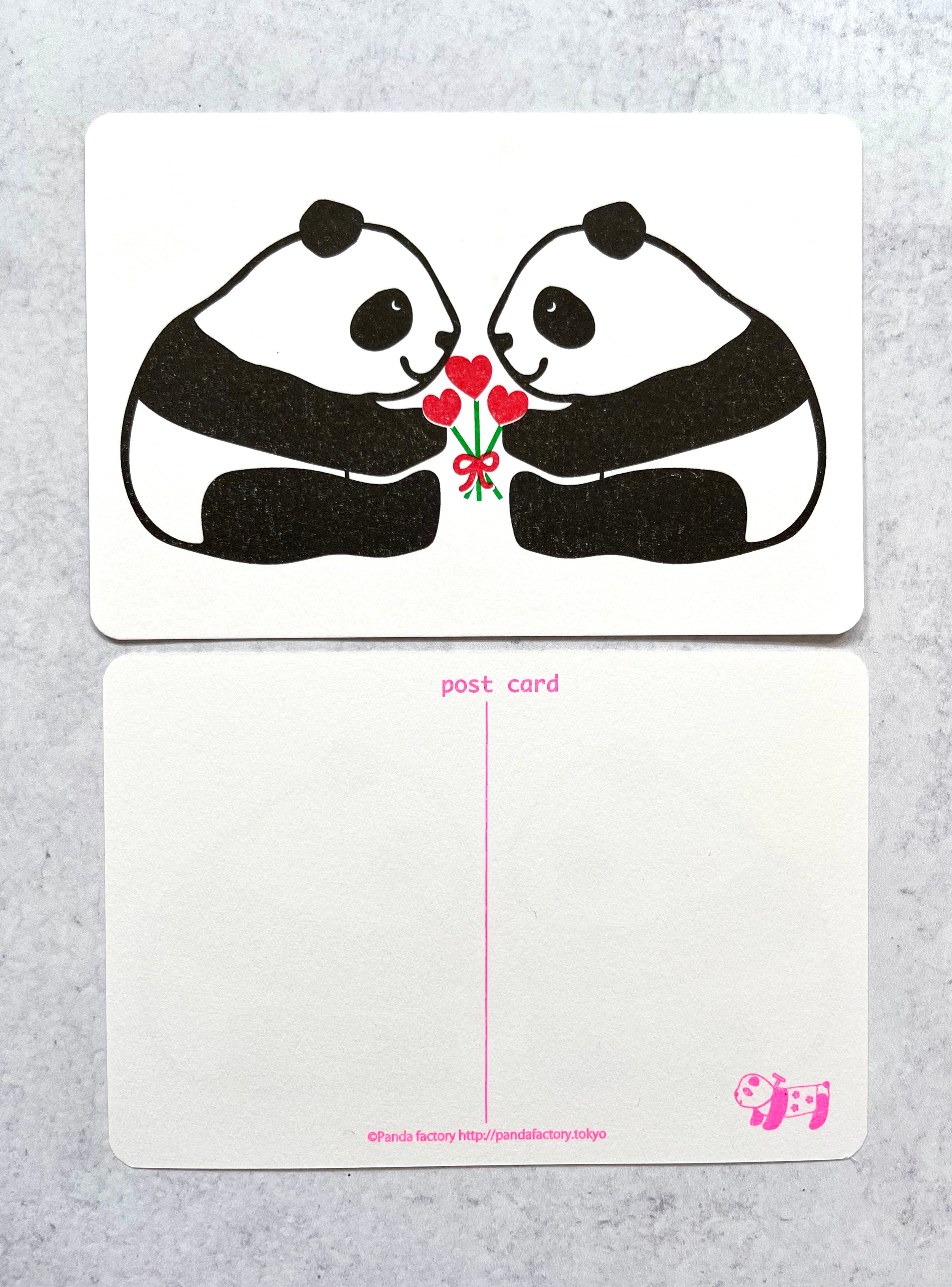 [Panda factory] Panda Love postcard