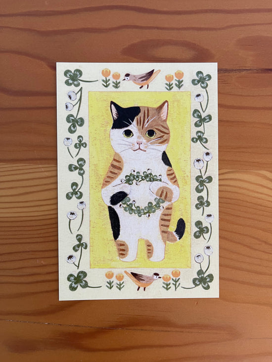 [4legs] Calico & Clover postcard