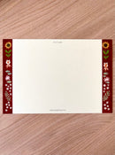 [4legs] White Cat & Sunflower postcard