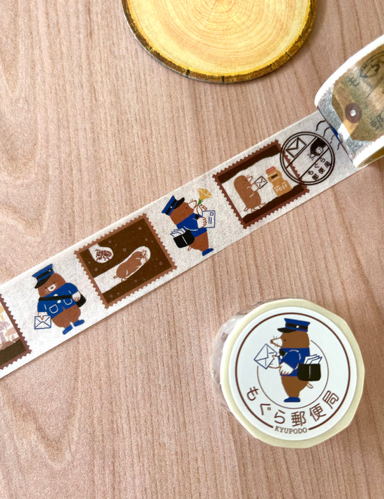 [Kyupodo] Mogura Mole's Post Office washi tape