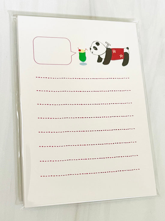 [Panda factory] Panda's Retro Cafe mini letter set