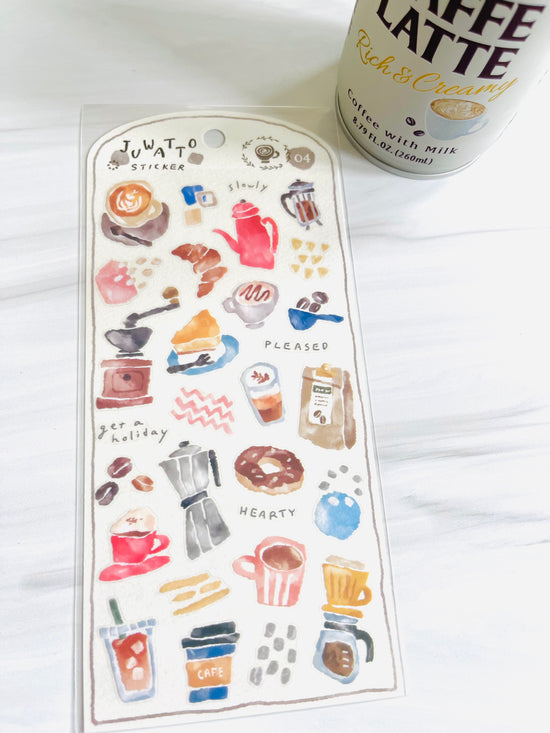 [MIND WAVE] Juwatto Cafe sticker sheet