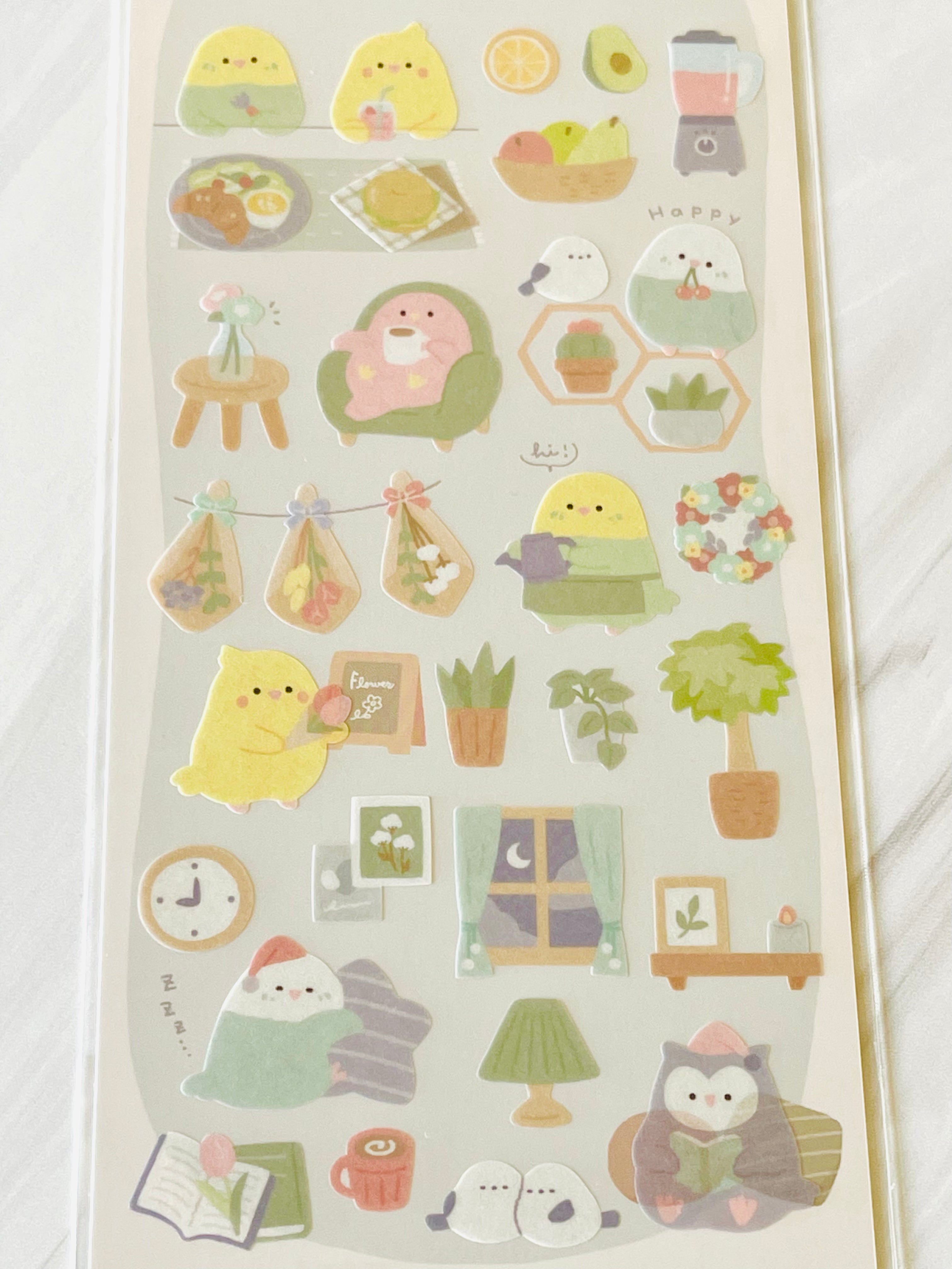[Crux] Relaxing Days sticker sheet