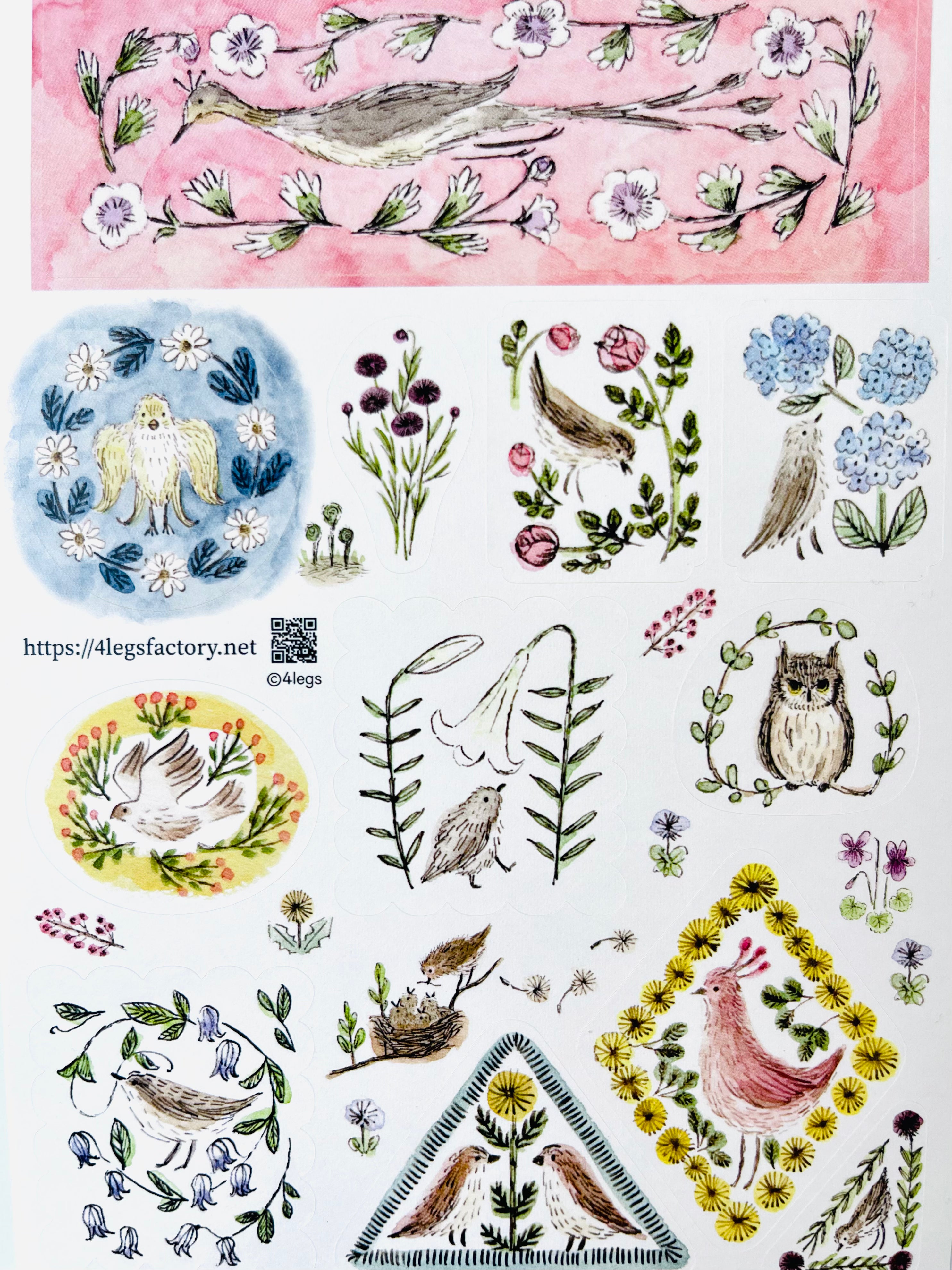 [4legs] Harumi's Nature Inspirations sticker sheet