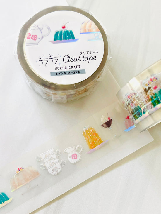 [World Craft] Jelly Desserts clear tape (last chance • no restock)