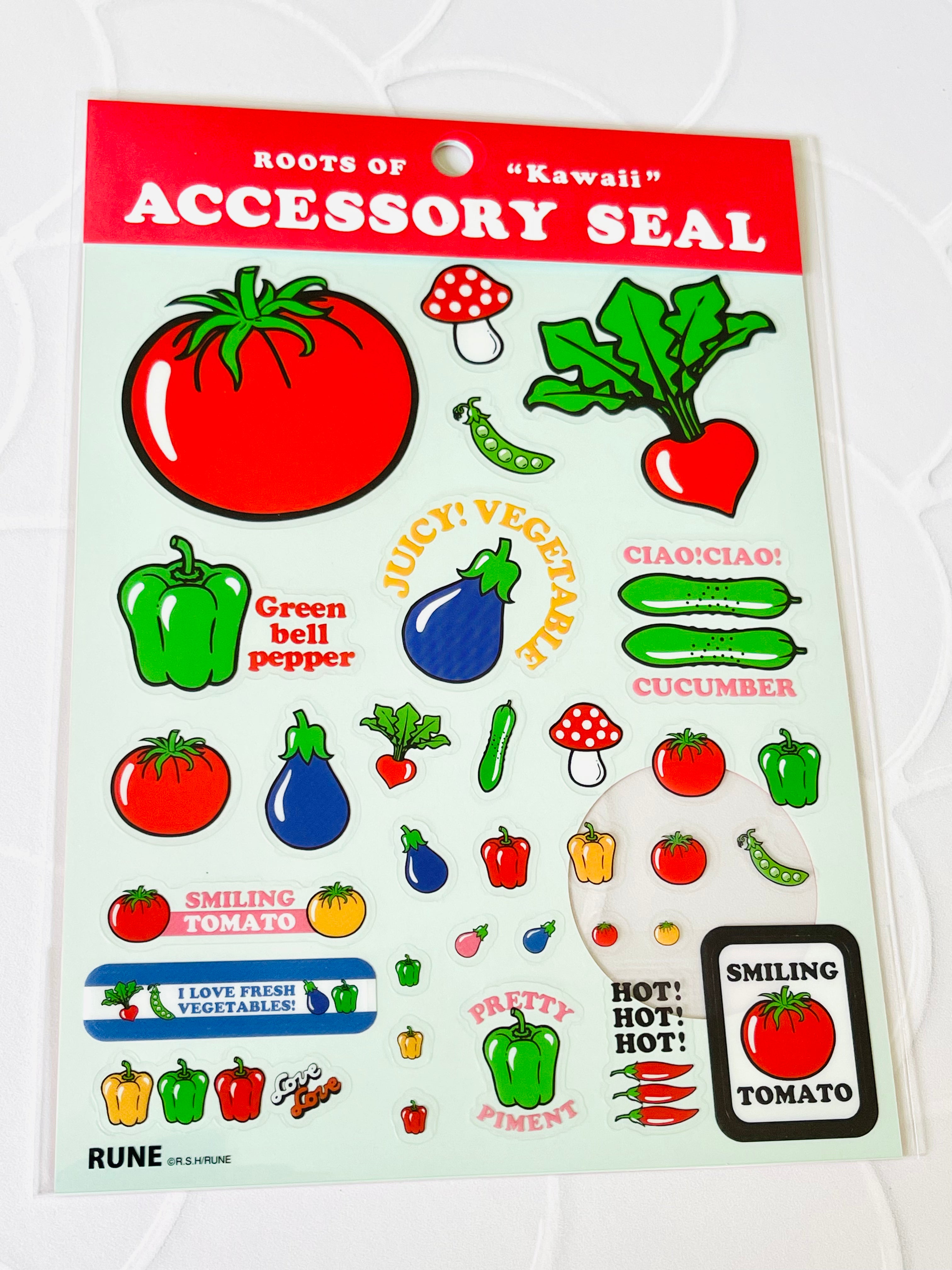 [Rune Naito] Roots of Kawaii Series 1 sticker sheet