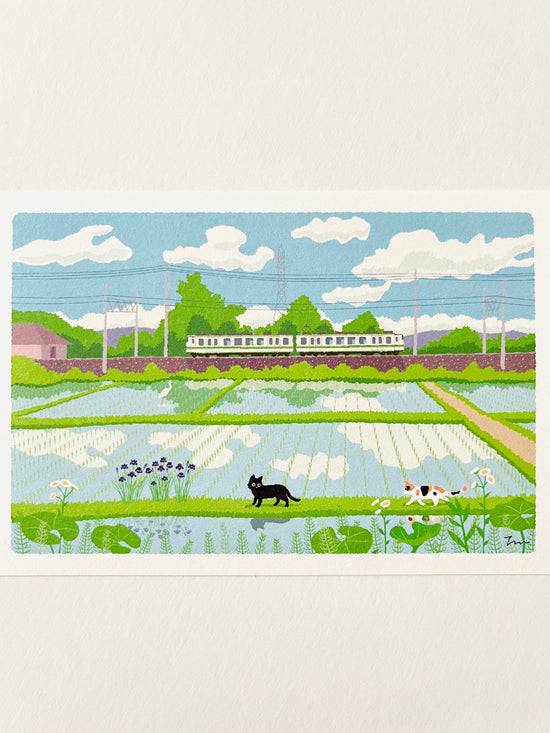 [Tabineko] Green Wind (2016) postcard x Toshinori Mori