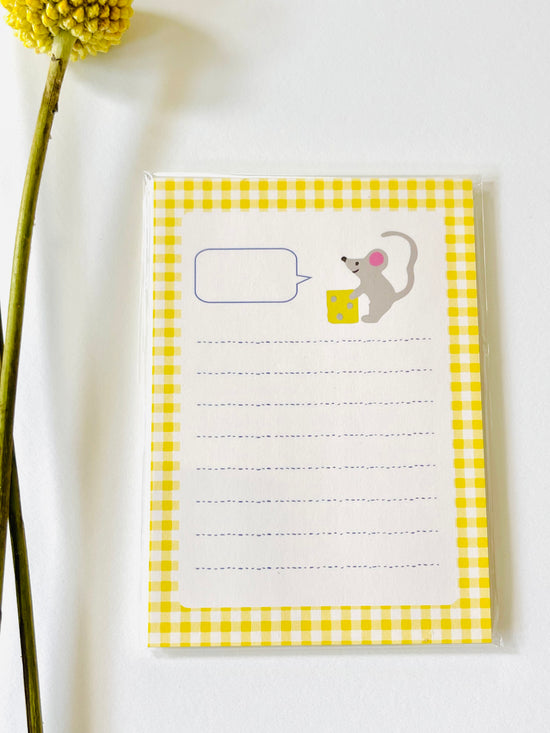[Panda factory] Mouse & Cheese mini letter set